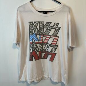 KISS Graphic White T-Shirt
